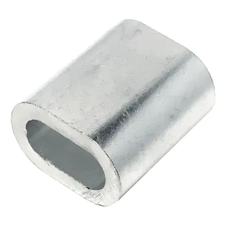 Зажим для троса DIN 3093 1 мм алюминий 2 шт. зажим троса duplex 4мм