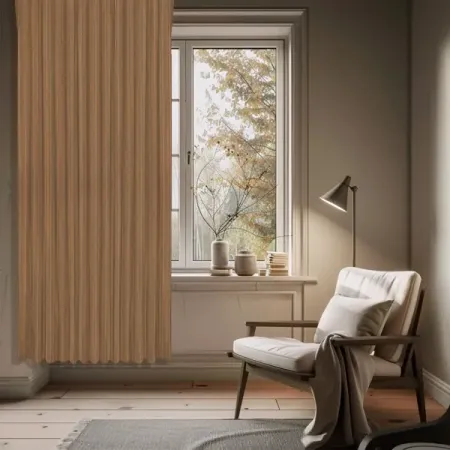 Штора на ленте Полоса 200x280 см цвет терракотовый екатерина николаевна вильмонт полоса везения или все мужики козлы