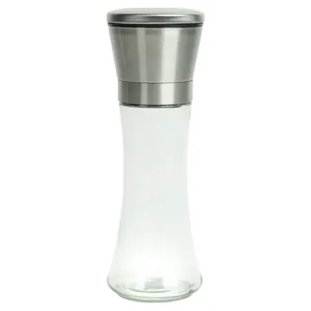 Мельница для специй 0.231 л стекло цвет серебро