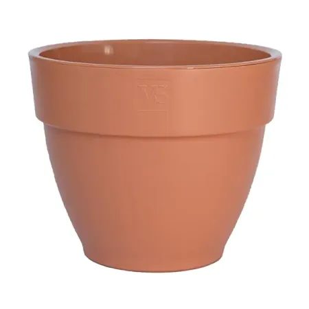 Горшок для растений и цветов Amо Лори 29x29x24 см v10.5 л пластик терракот