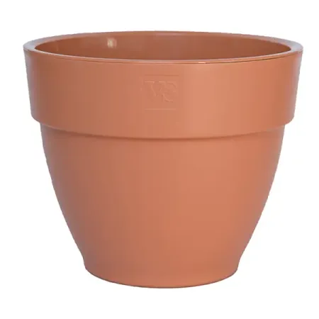 Горшок для растений и цветов Amо Лори 33.5x33.5x27.5 см v15.6 л пластик терракот