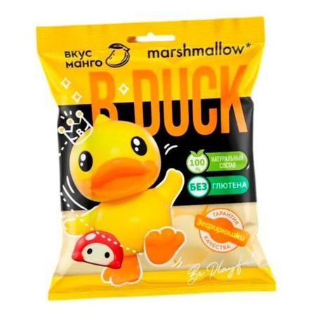 Зефир Зефирюшки воздушный b.duck 125 г желатин пищевой ашан красная птица 50 г