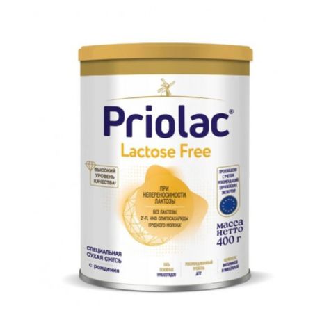 Смесь Priolac безлактозная с 0 месяцев 400 г