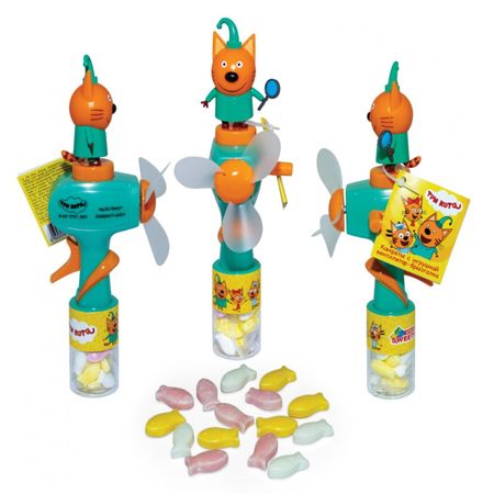 Вентилятор-брызгалка Три кота игрушка 12 г