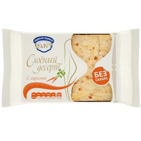 Десерт Полет слоёный с морковью 210 г
