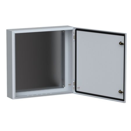 Щит распределительный навесной IEK ЩМП-6.6.1 металлический IP54 600х600х150 мм с монтажной панелью