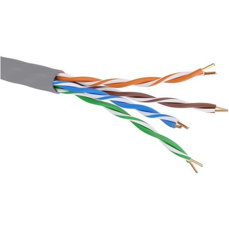 Интернет-кабель (витая пара) U/UTP CAT5е 4х2х0,51 мм DKC серый (305 м) андрей михайлович кравченко юрий николаевич меркушов сопротивление материалов учебник