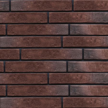 Искусственный камень Atlas Stone Клинкер широкий темно-коричневый (42 шт.=1,36 кв.м)