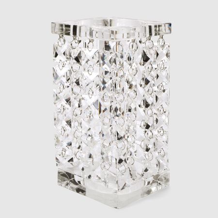 Подсвечник хрустальный Xiaogan xinhua большой 10х10х20 см