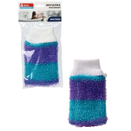 Мочалка для тела вязаная Ева 