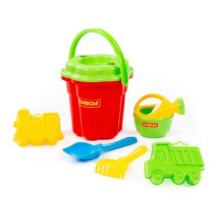 Тележка с ручкой Полесье простоквашино