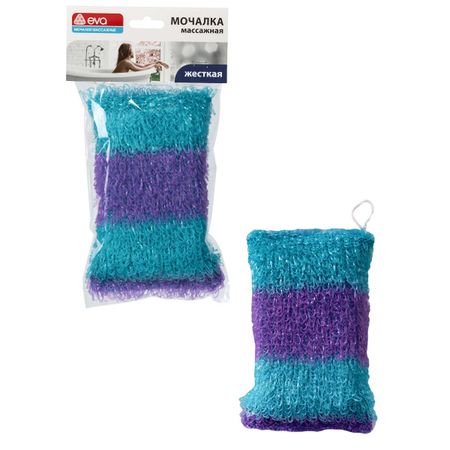 Мочалка для тела вязаная Ева 