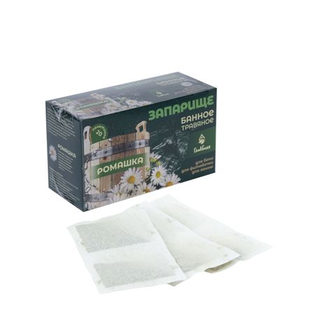 Запарка банная травяная ГлавБаня «Ромашка», 20х1,5г