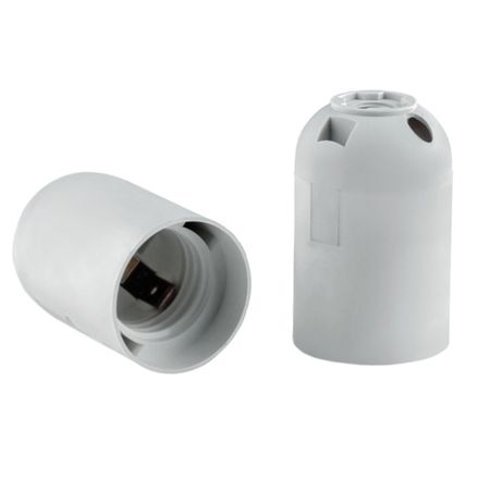 Патрон для лампы Е27 Duwi ПВХ 60 Вт IP20 подвесной белый (24533 9)