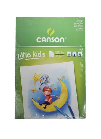 Альбом для детского творчества 30л А3 склейка, 90г/м2, Canson