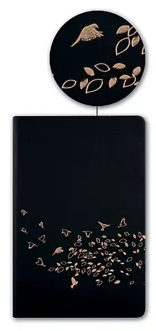 Ежедневник, Феникс+ А5, 192стр., недатирванный Соф -Тач чёрный, мягкий переплет