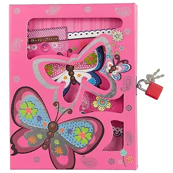 Записная книжка с замочком, 13.5 х 19 см