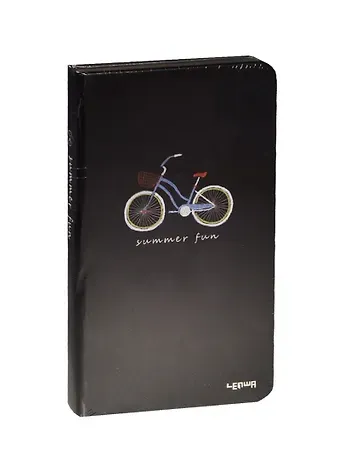 Блокнот H5 Велосипед Summer fun (золотой обрез) (192стр)