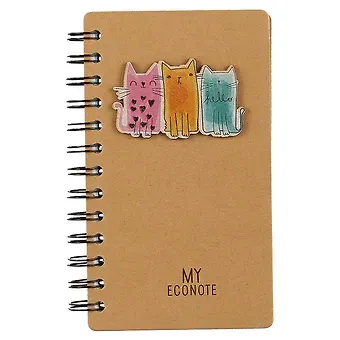 Записная книжка «My econote. Colored cats», 200 страниц