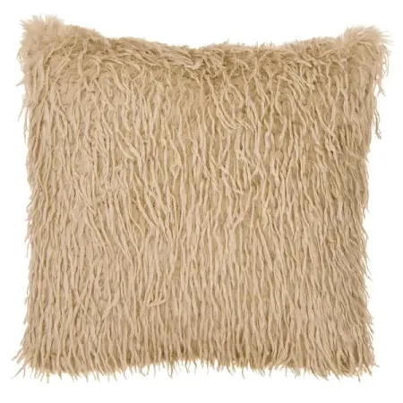 Подушка декоративная Linen Way Перья 45x45 см цвет бежевый