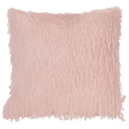 Подушка декоративная Linen Way Перья 45x45 см цвет розовый