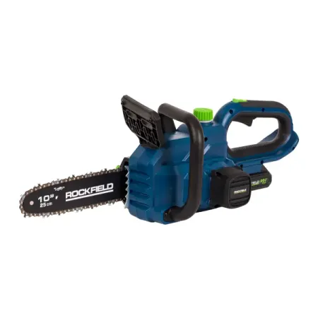Цепная пила аккумуляторная Rockfield RF2560, 20 В Li-ion 2 Ач