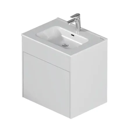 Тумба под раковину в ванную комнату AM.PM Drive подвесная 60 см цвет белый матовый александр литягин kpi и дистрибьюция 1 kpi drive 1