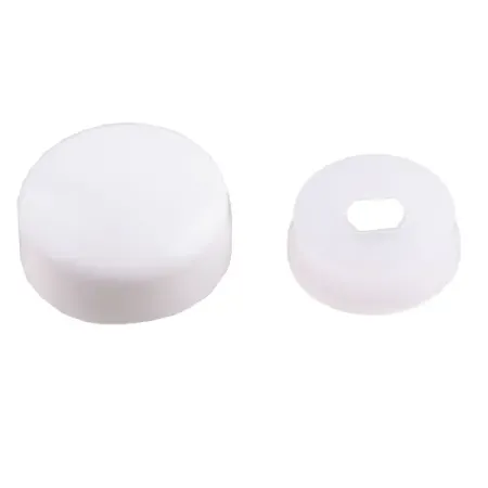 Заглушка на шуруп 12 мм цвет белый 4 шт.