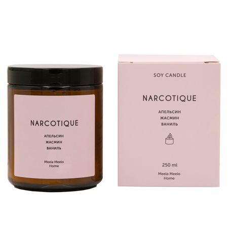 Свеча Meela Meelo Home narcotique 250 мл свеча темная апельсин и перец 120мл
