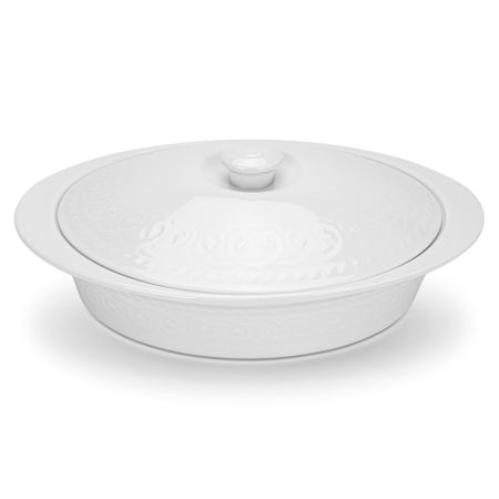 Форма для запекания с крышкой Fissman Parmigiano 33х23,3х7,2см / 1,9л Овальная  (13707)