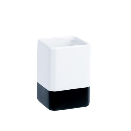 Стакан для ванной Fixsen Text настольный керамика белый (FX-230-3)