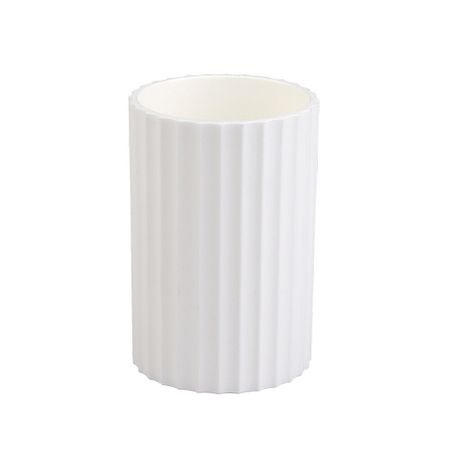 Стакан для ванной Fixsen Land настольный пластик белый (FX-483-3)