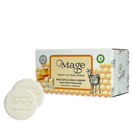 Мыло Mage с козьим молоком и медом 8x20 гр