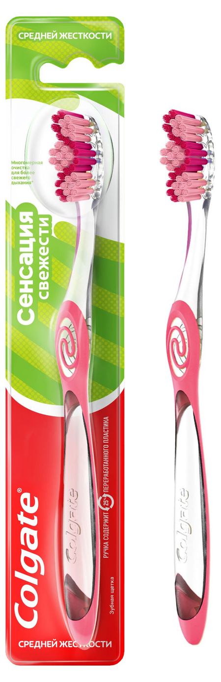 Зубная щетка Colgate Сенсация свежести средней жесткости Вьетнам