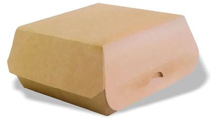 Набор одноразовых коробок для бургера крафт, 10 шт