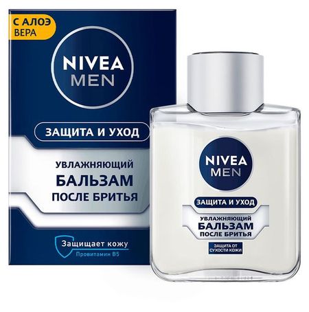 Бальзам после бритья NIVEA MEN Защита и уход против сухости кожи увлажняющий, 100 мл