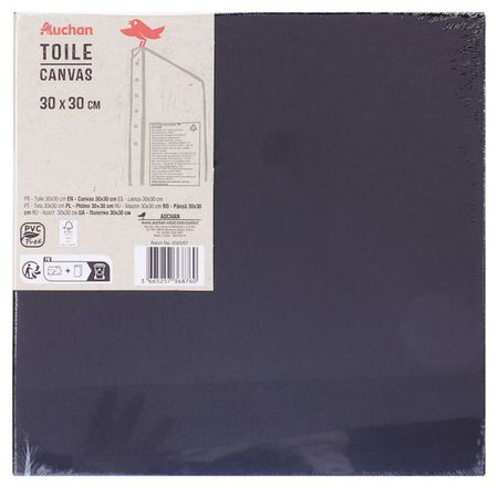 Холст для рисовая АШАН Красная птица черный, 30х30 см александр владимирович плетнев эпохи холст – багряной кистью