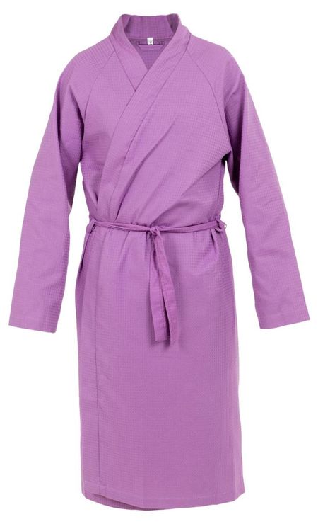 Халат вафельный Каждый день фиалка, р S-M