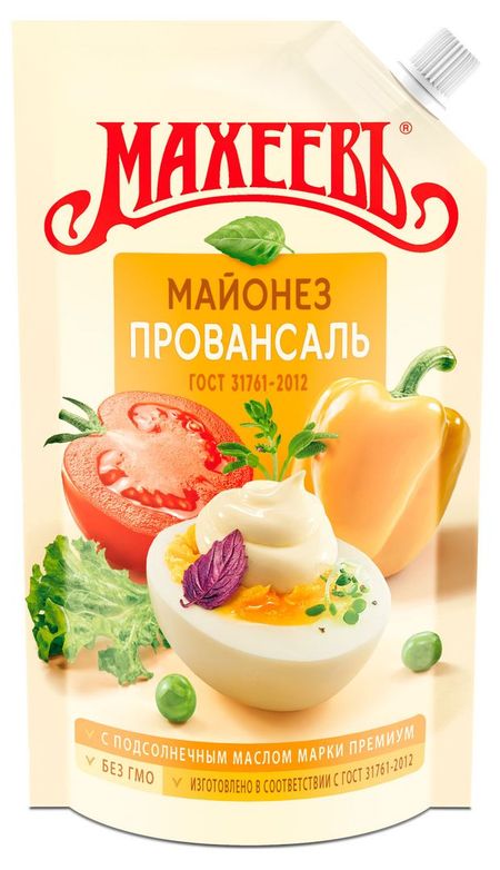 Майонез МАХЕЕВЪ Провансаль 50,5%, 380 мл