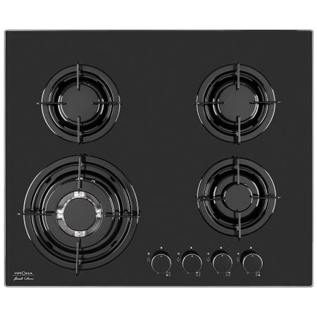 Варочная панель газовая Krona Cortesia 60 4 конфорки черная