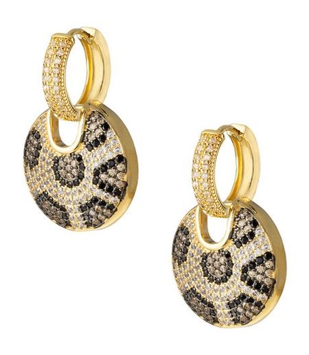 Ronda Premium Earrings LE302/3 plain studio серьги plain tear earrings gold