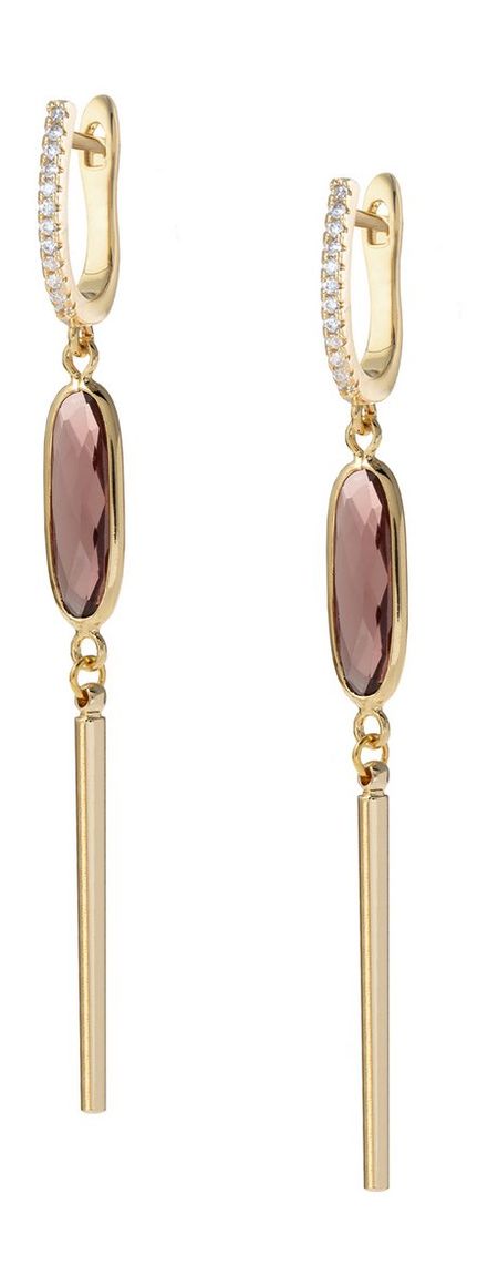 Ronda Earrings E581р plain studio серьги plain tear earrings gold