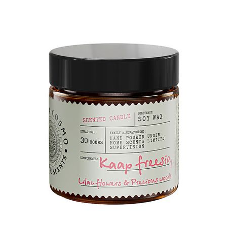 Свеча ароматическая ETERIA COSMO Ароматическая свеча в банке Фрезия сирень и драгоценное дерево