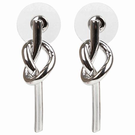 Серьги LUKKY Сережки Узелки вертикальные