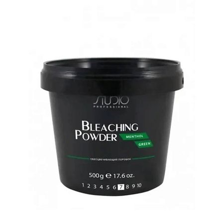 Осветлитель для волос KAPOUS Обесцвечивающий порошок для волос Studio Professional Menthol Green kapous studio шампунь 350 мл апельсиновый конфитюр