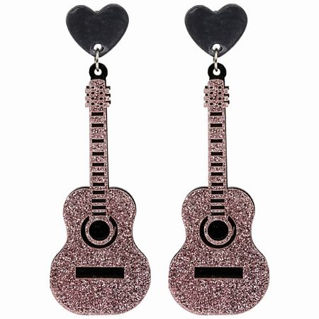 Серьги LUKKY Серьги-гвоздики с подвесками Гитары разъемы для гитары tlzwla 6 35 мм