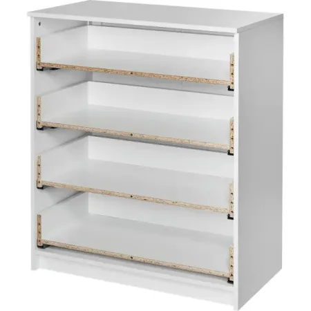 Каркас комода 4 ящика 79.8x98.2x43.5 см ЛДСП цвет белый