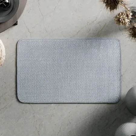 Коврик для ванной Swensa Slot 50x80 см цвет серый нескользящий коврик smabee gate slot cup pad для kia rio 4 x line rio 2017 2021 rio4 автомобильные противоскользящие коврики аксессуары для интерьера подставка