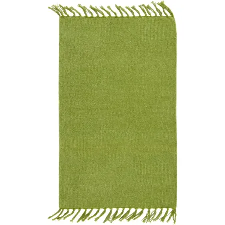 Ковер хлопок Inspire Manoa 50x80 см цвет зеленый декоративные наволочки с вышивкой рождественская елка для дома хлопок