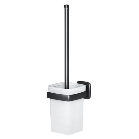 Ершик для унитаза AM.PM Gem подвесной стекло/металл черный (A9033422)